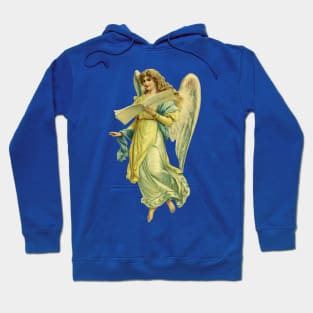 Vintage Victorian Christmas Angel Hoodie